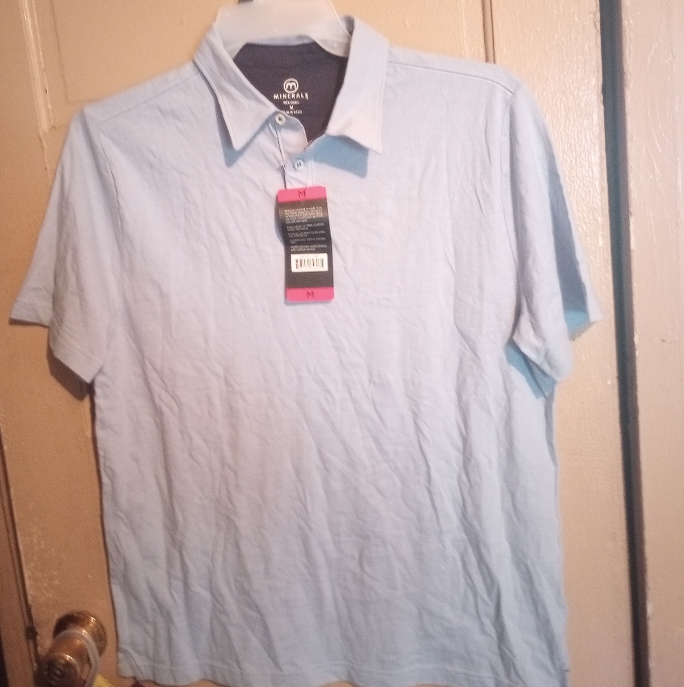 Minerals Polo Shirt size medium